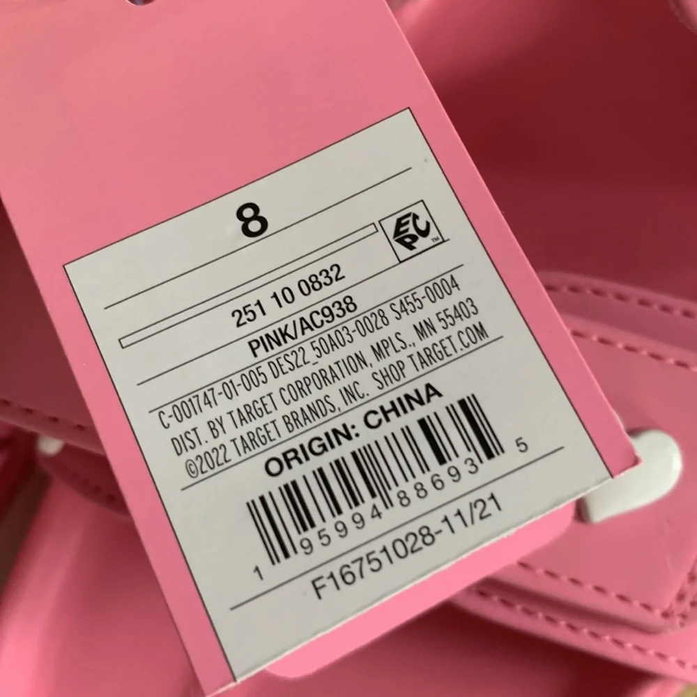 Stoney Clover Lane LIMITED EDITION 2 Strap Sport Sandals in Pink